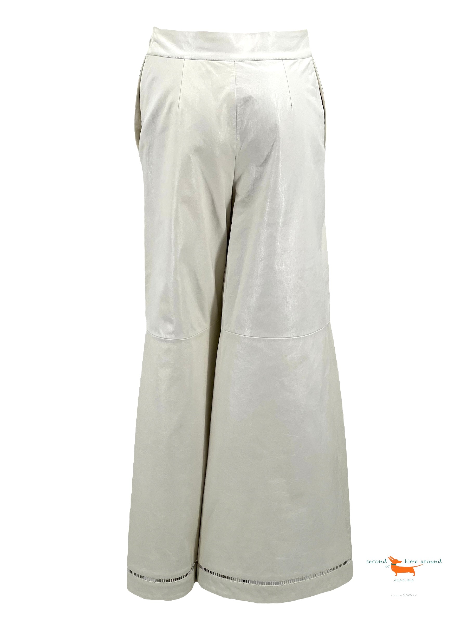 Chanel Leather Lambskin Pants