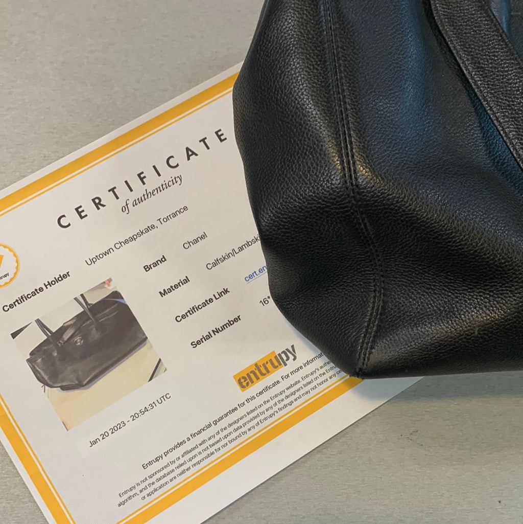 Chanel Executive Cerf Leather Tote
