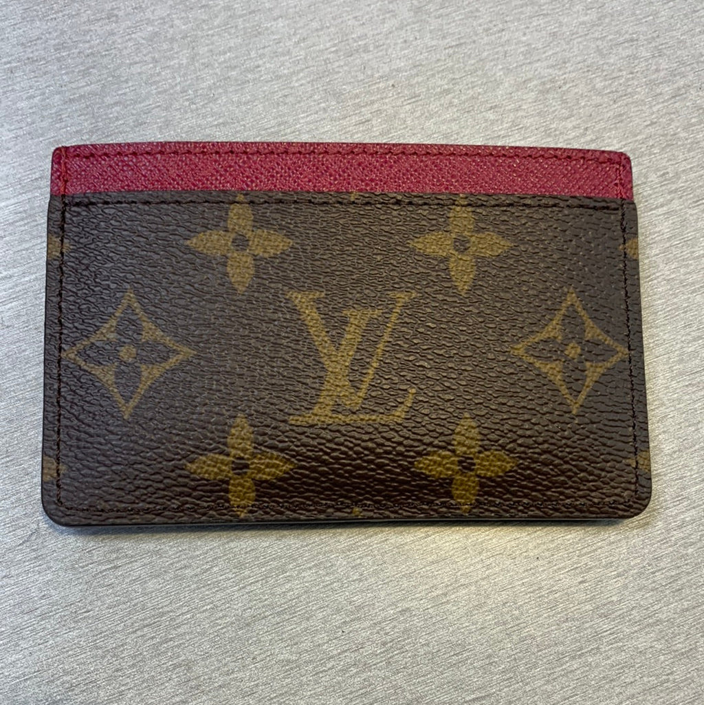 Louis Vuitton Monogram Fuchsia Card Holder