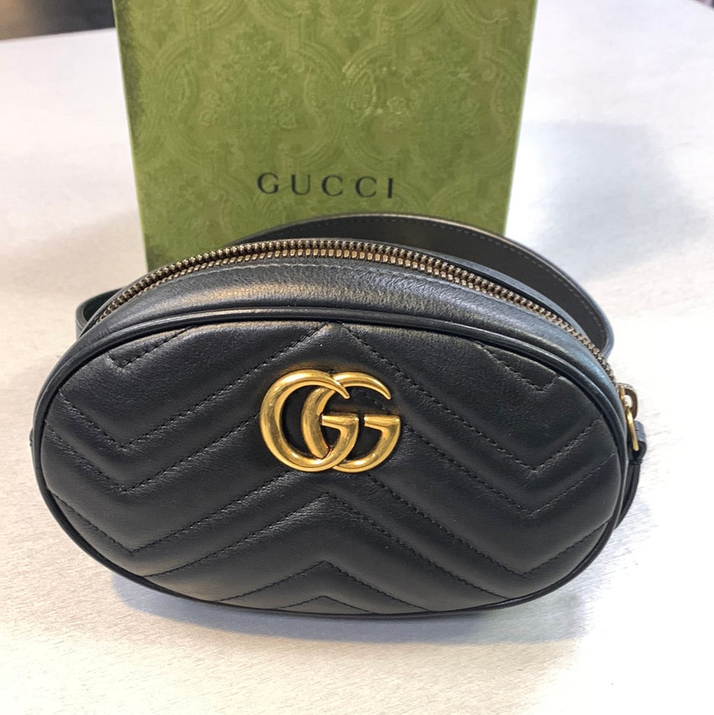 Gucci Marmont Matelasse Belt Bag