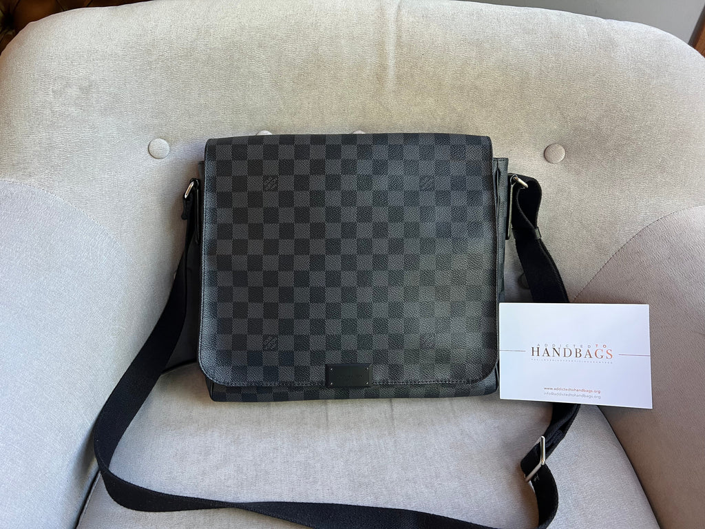 Louis Vuitton PM District Messenger Bag Damier Graphite