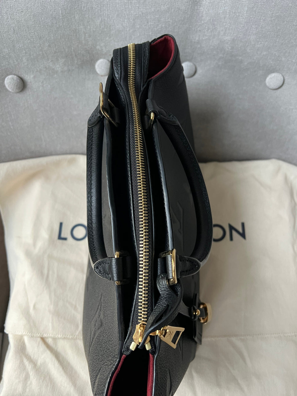 Louis Vuitton Petit Palais Black Empreinte (RRP £2,290)