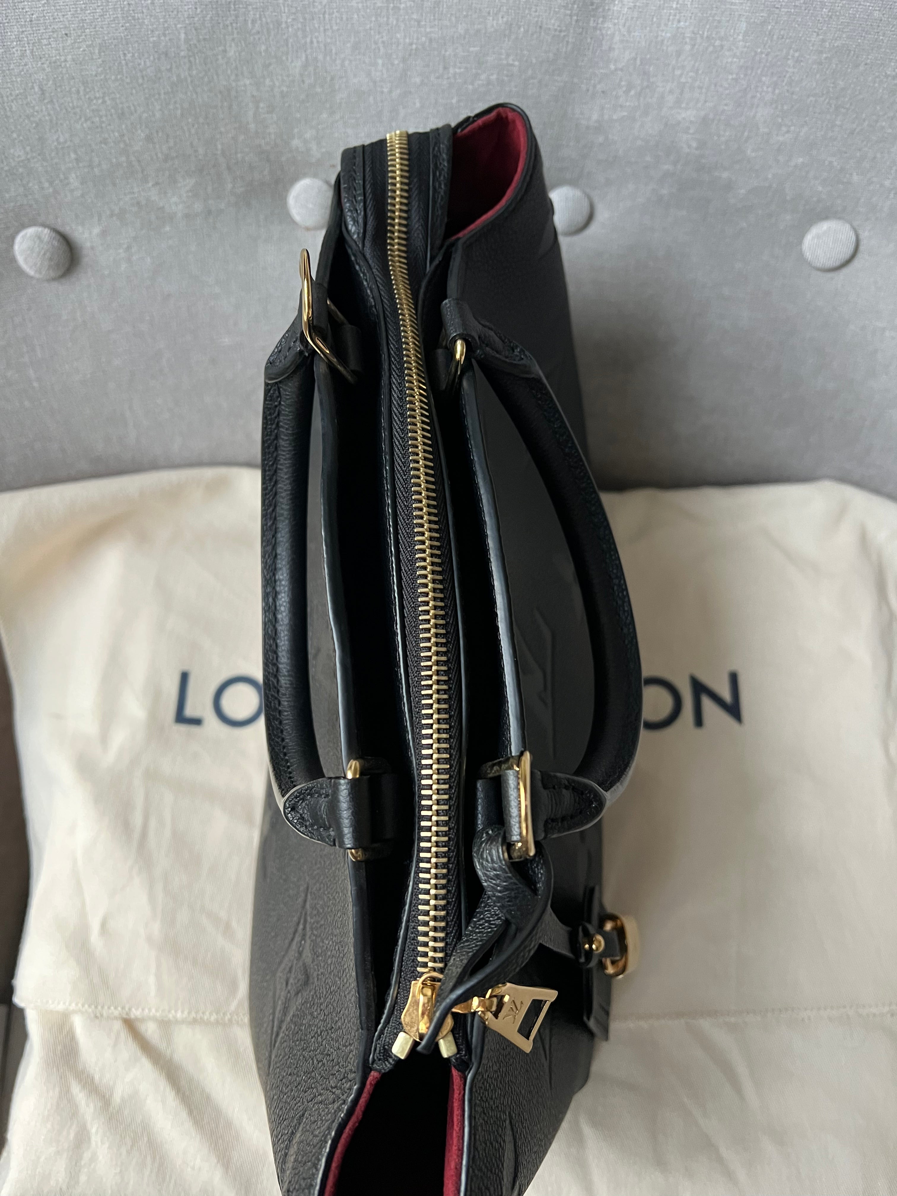 Louis Vuitton Petit Palais Black Empreinte (RRP £2,290)