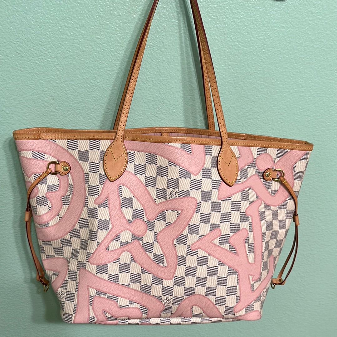 Louis Vuitton Tahitienne Damier Azur Neverfull MM