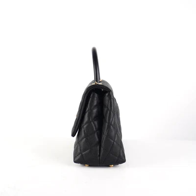 CHANEL COCO HANDLE MEDIUM BLACK