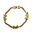 Celine vintage chain bracelet signature - 1990s