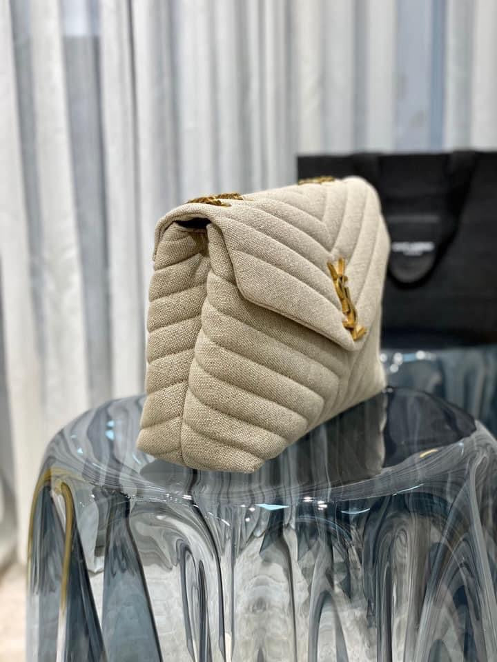 YSL College Medium Quilted Leather Bag