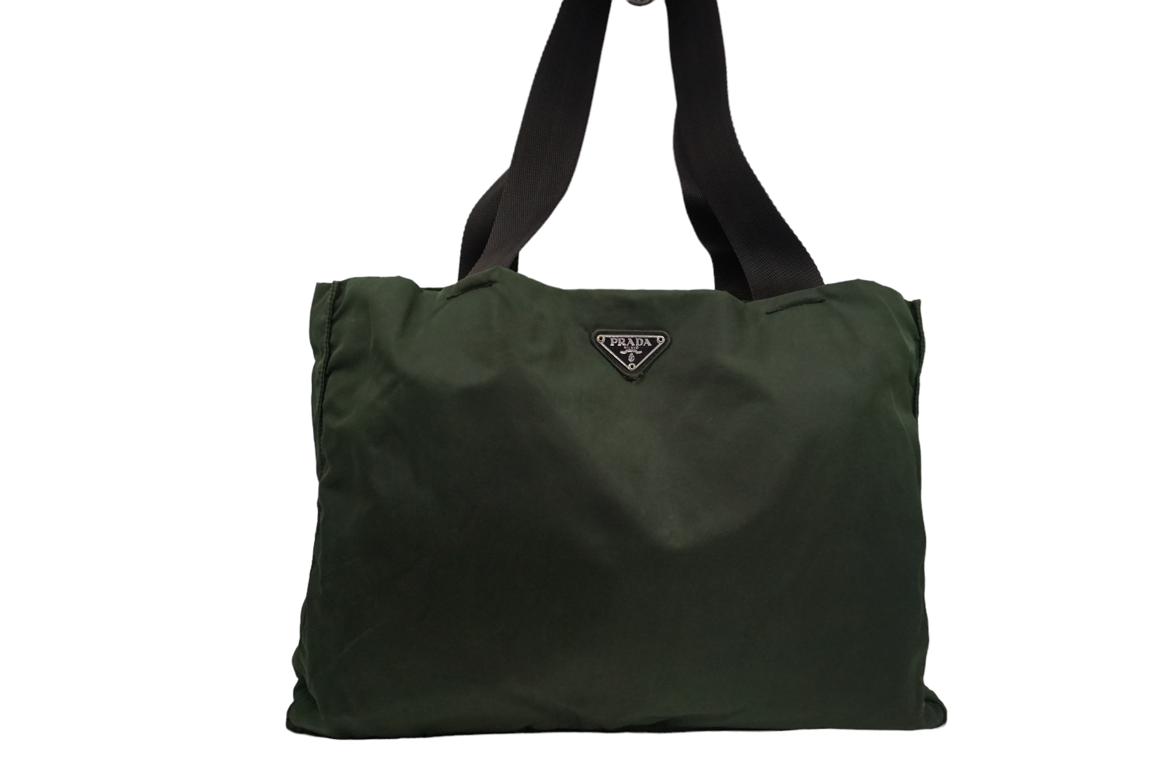 Prada ArmygrÃƒÆ’Ã‚Â¸n Skuldertaske