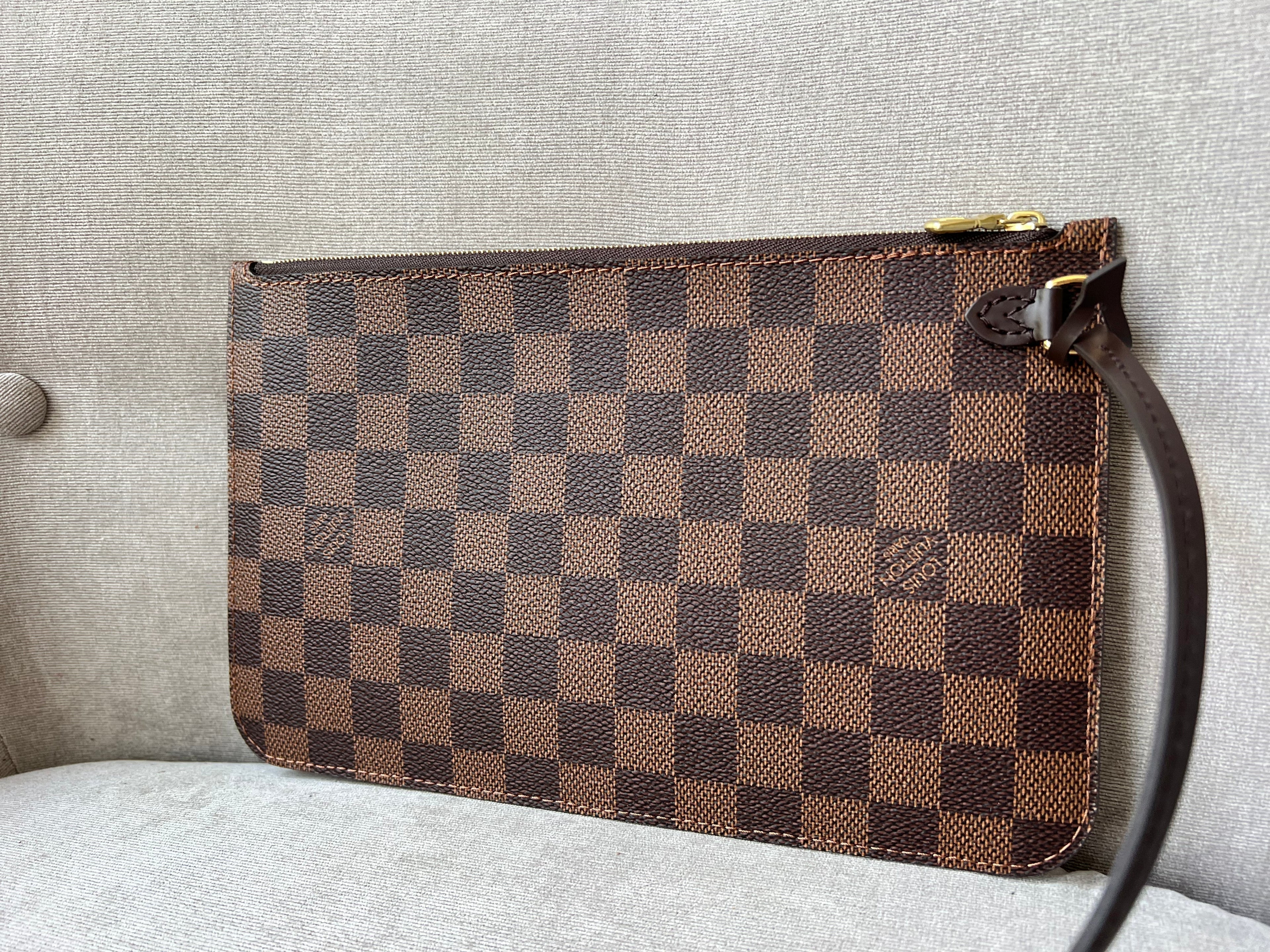 Louis Vuitton Pouch (from Neverfull) in Damier Ebene