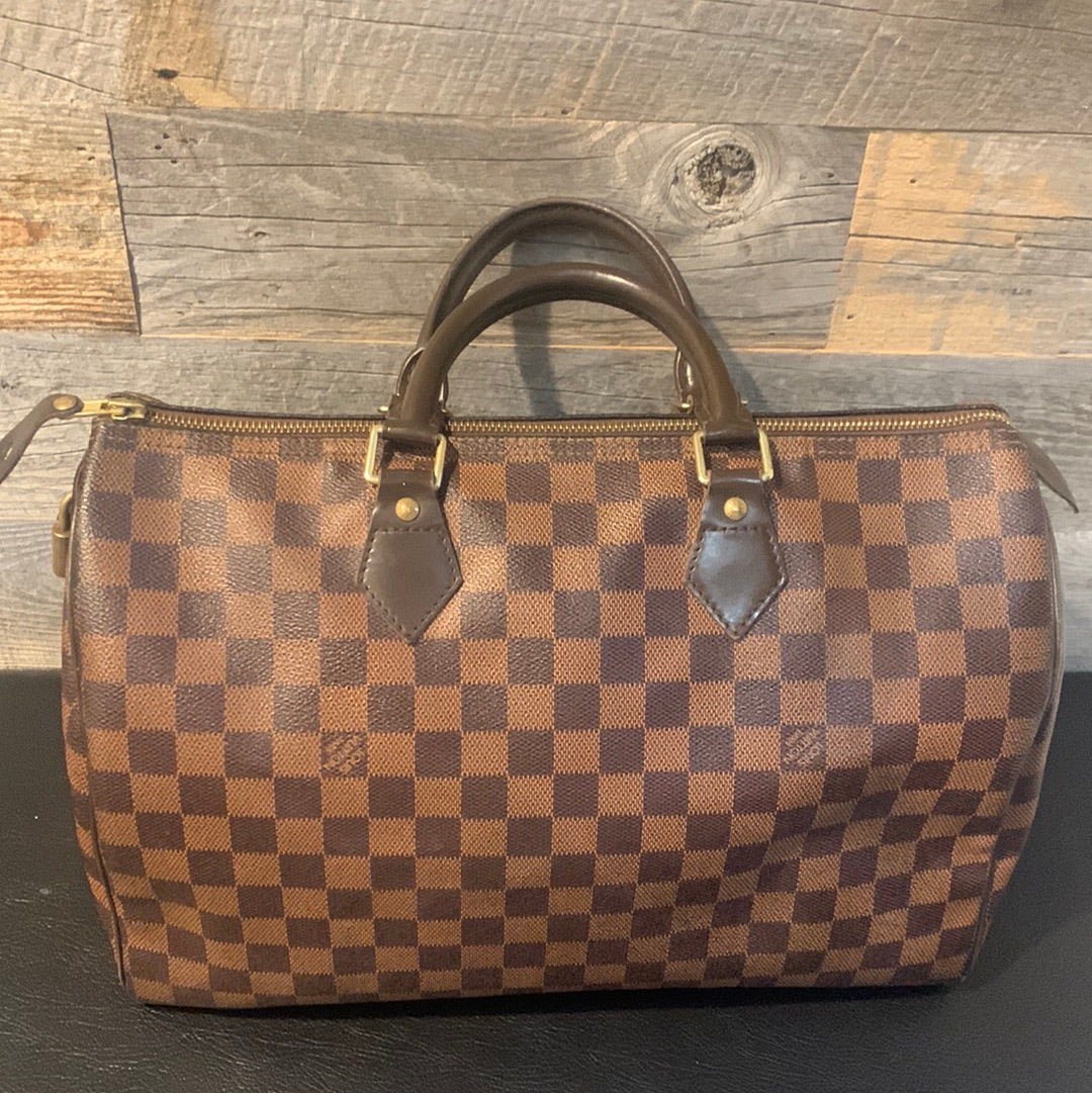 Louis Vuitton Speedy 35 Damier Ebene Bag