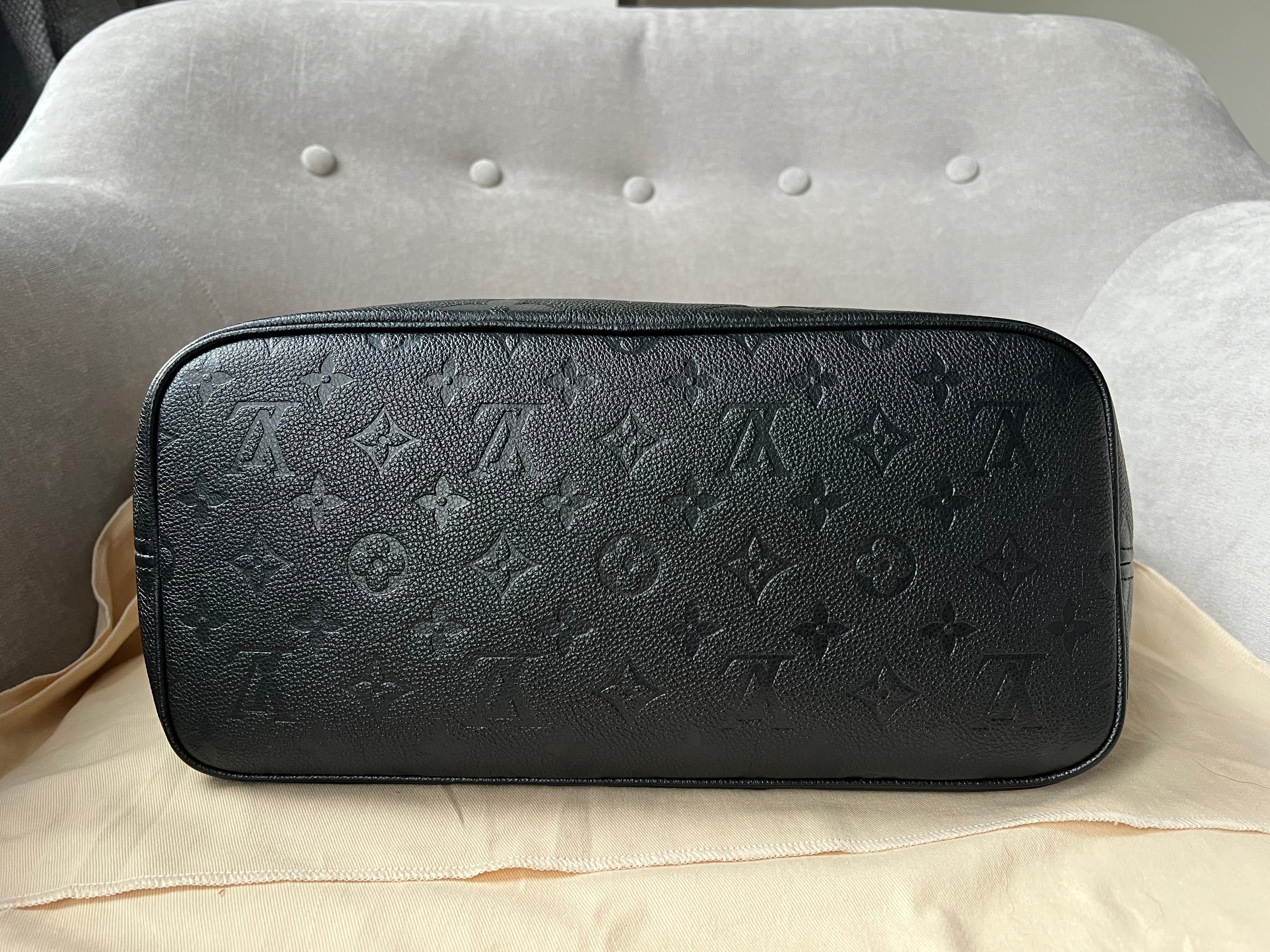 Louis Vuitton Neverfull MM Black Empreinte (RRP £1,940)
