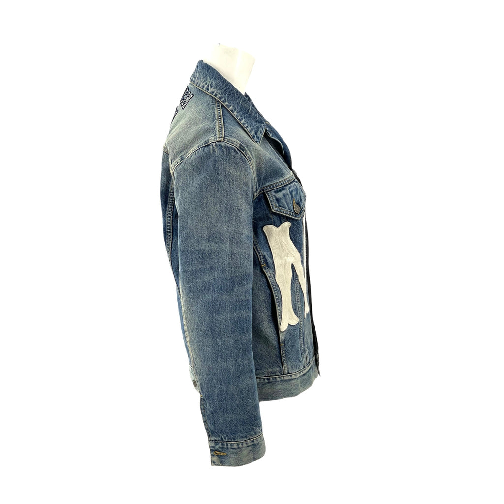 Gucci Denim Jacket with New York Yankees patch