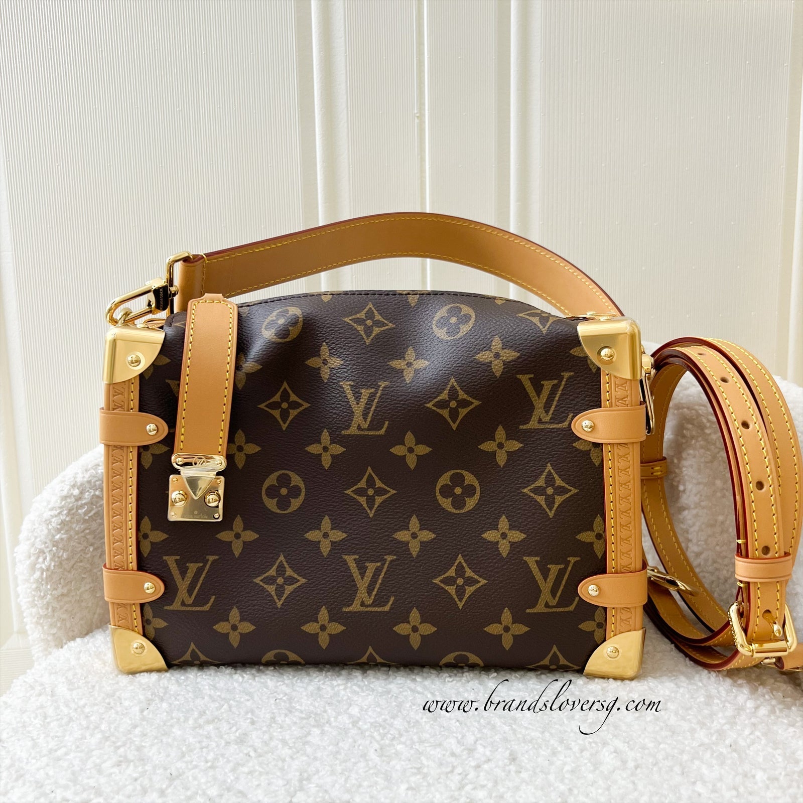 LV Side Trunk Bag in Monogram Canvas GHW