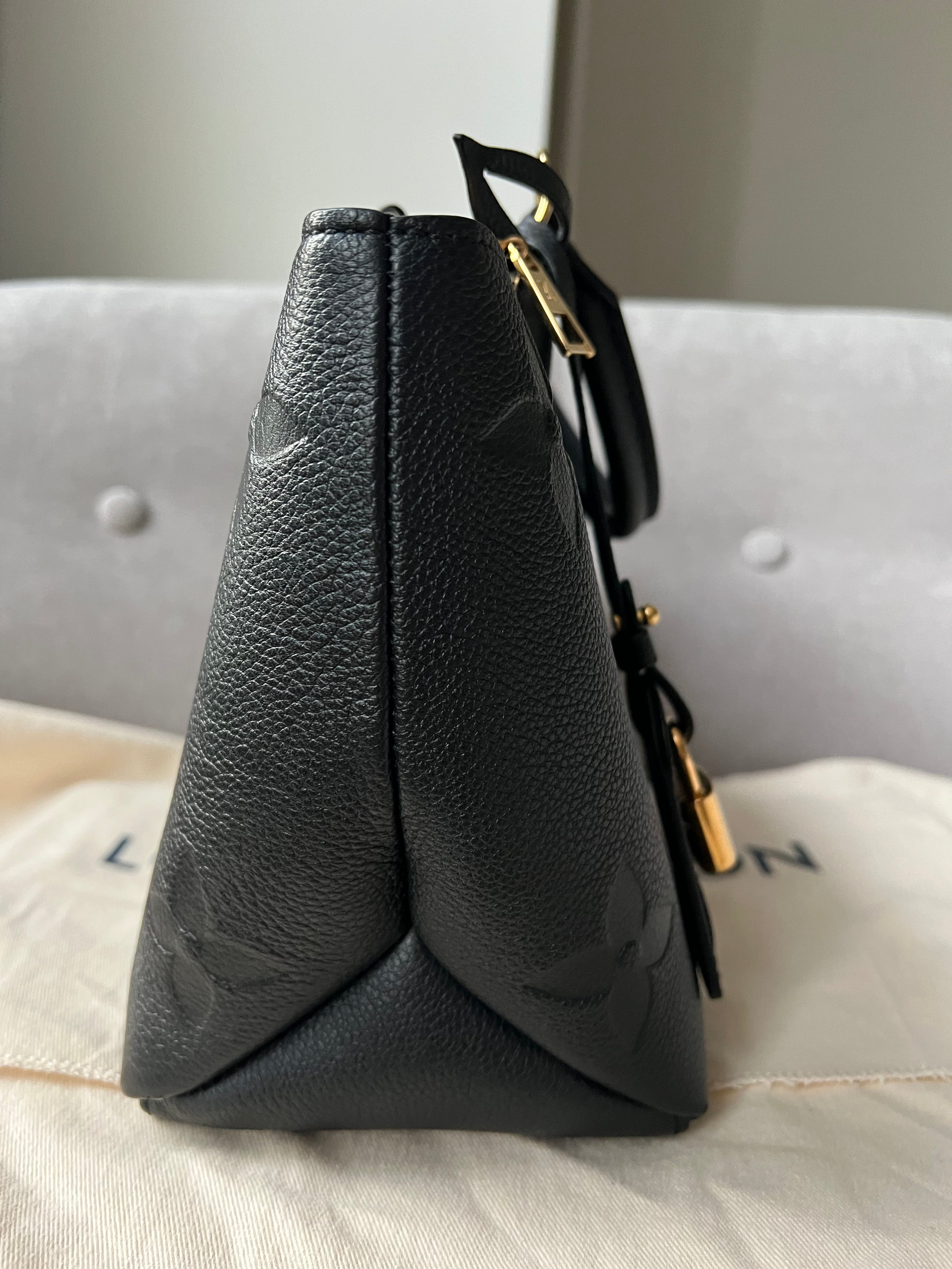 Louis Vuitton Petit Palais Black Empreinte (RRP £2,290)