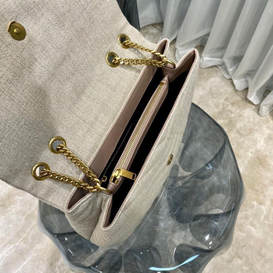 YSL College Medium Quilted Leather Bag