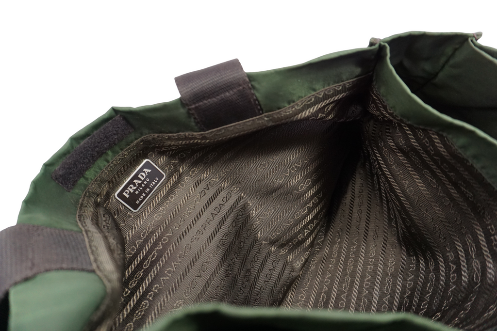Prada ArmygrÃƒÆ’Ã‚Â¸n Skuldertaske