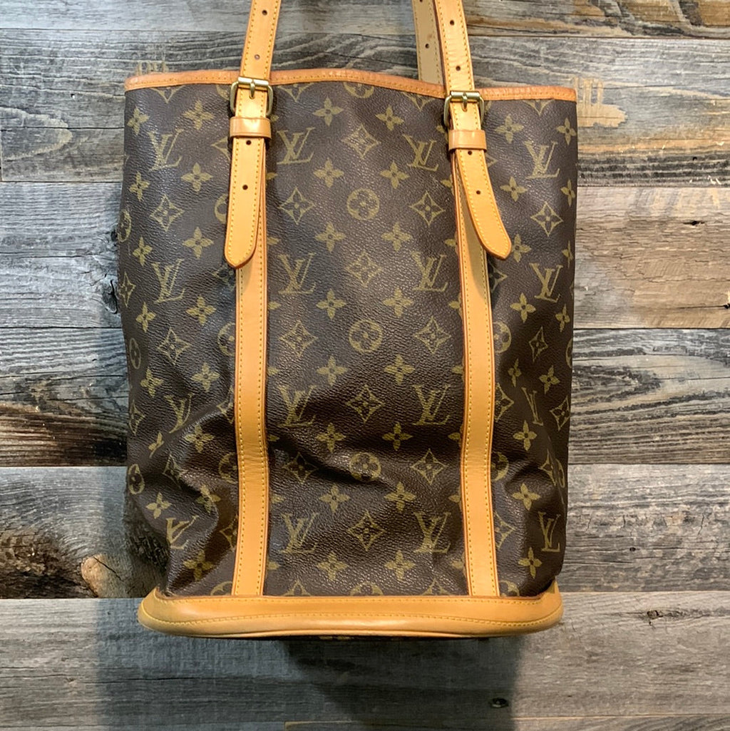 Louis Vuitton Monogram Bucket Bag w Pouchette