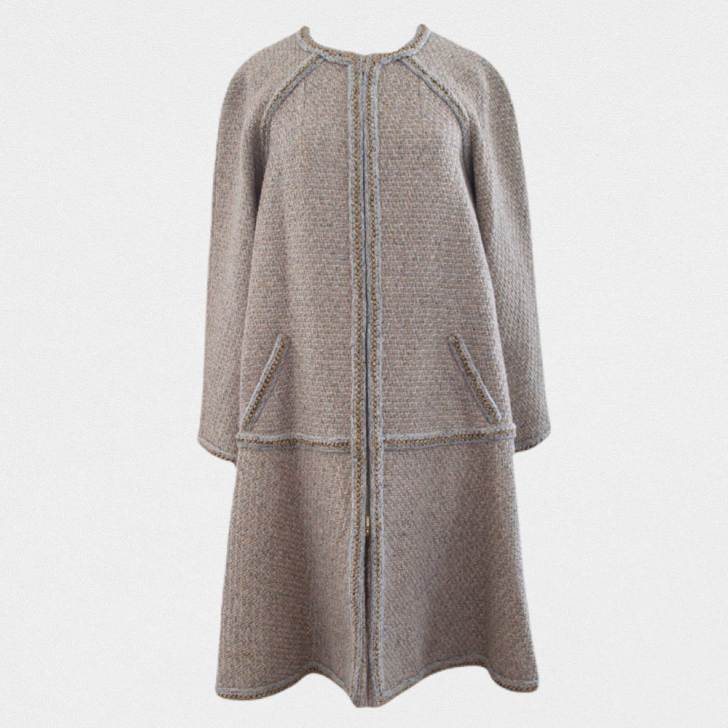 Chanel tweed long coat - M - MÃƒÆ’Ã‚Â©tiers d'art Paris New York 2018-2019