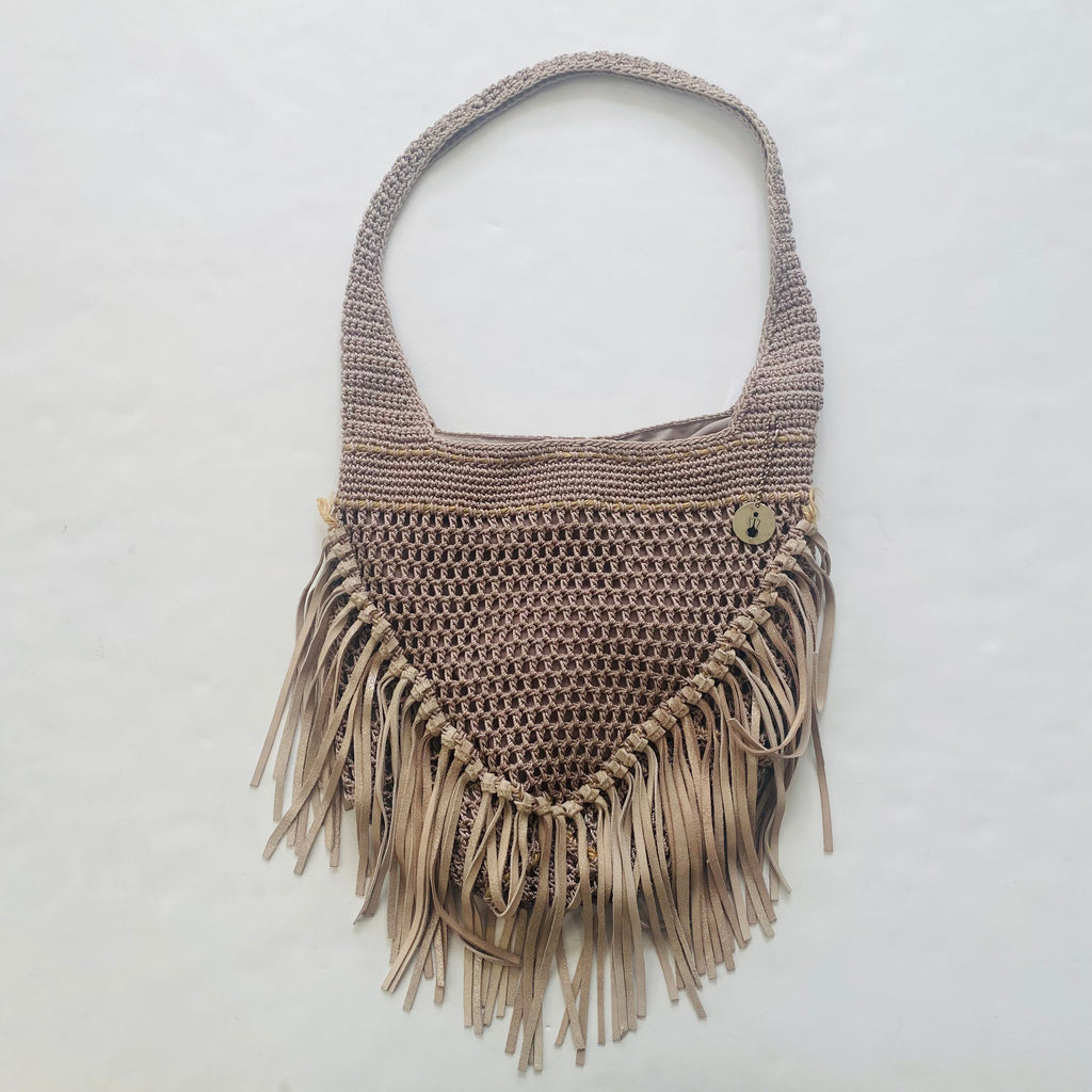 THE SAK Niagra Crochet Hobo Fog / Mauve