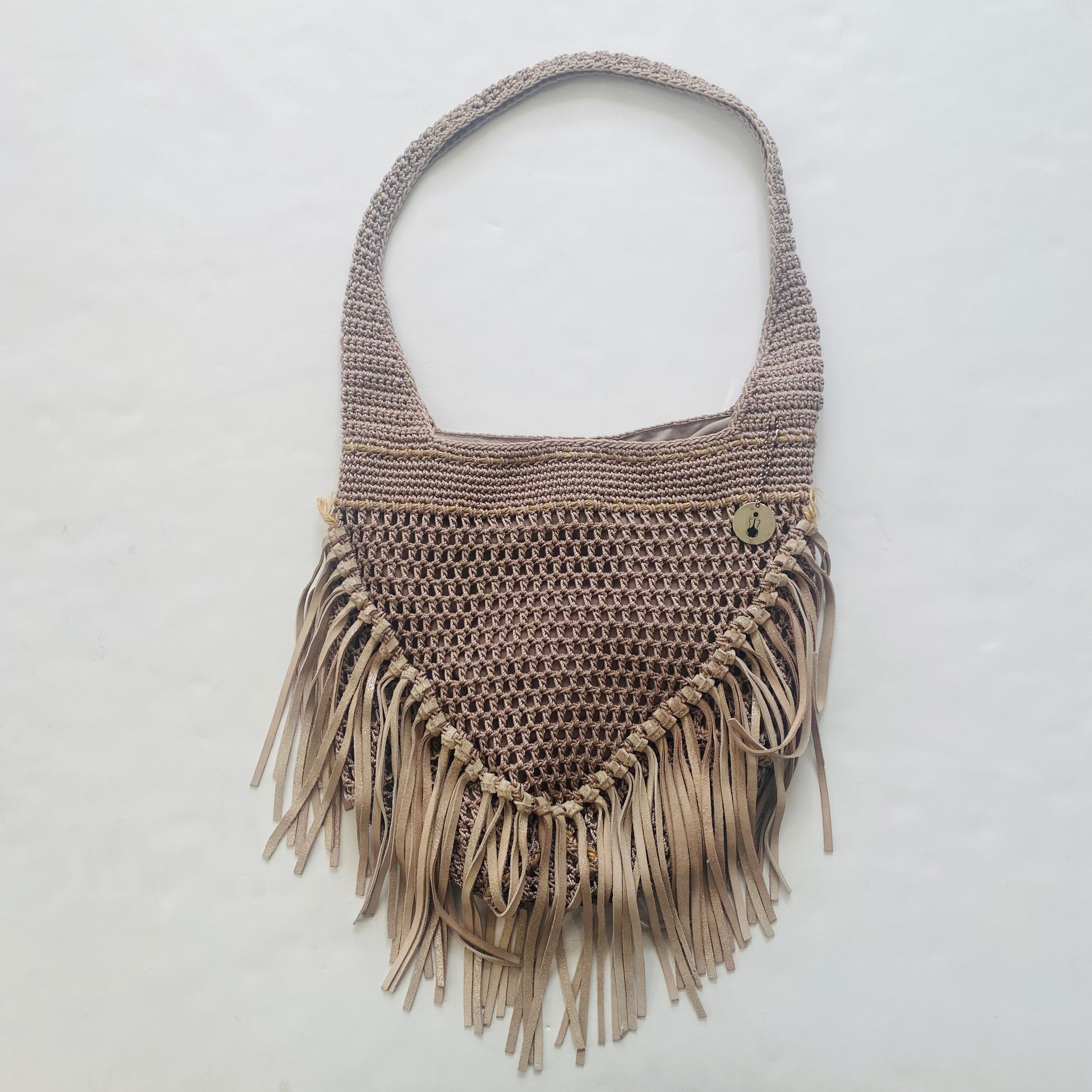THE SAK Niagra Crochet Hobo Fog / Mauve