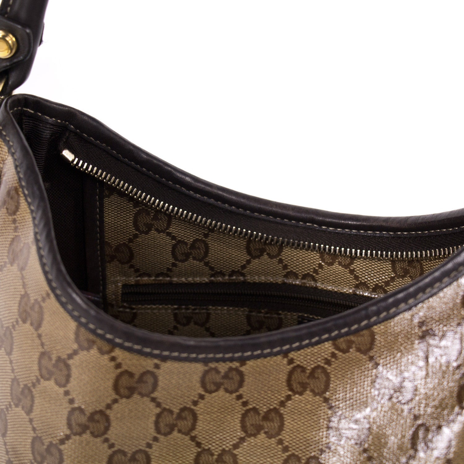 Gucci GG Patent Hobo