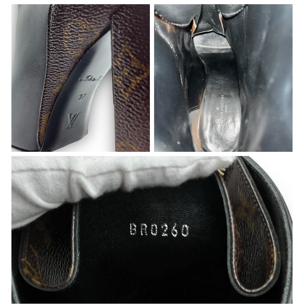 Louis Vuitton Matchmake Ankle Boots in Black 37