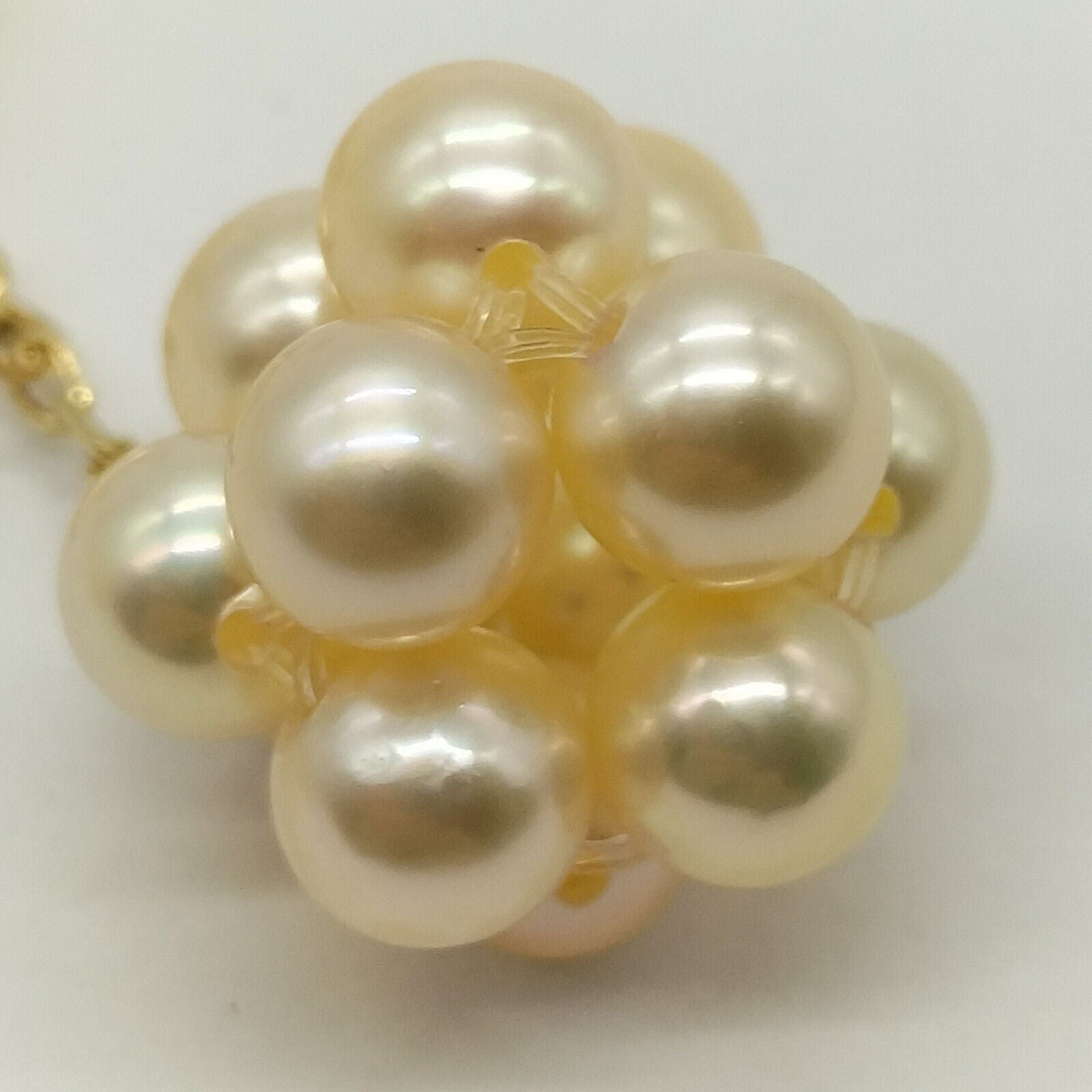 Jewelry Earring 2 set Pearl Yellow Gold