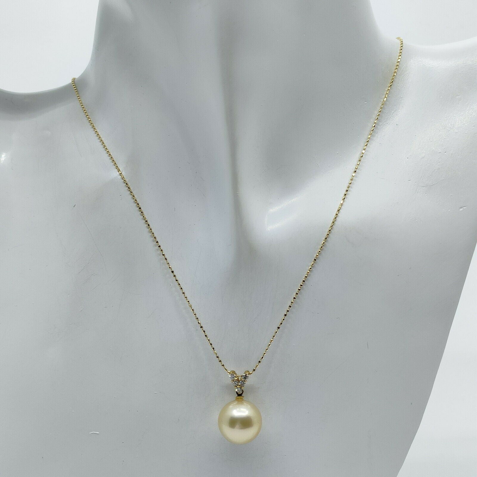 Jewelry Necklace Pearl 18k Yellow Gold