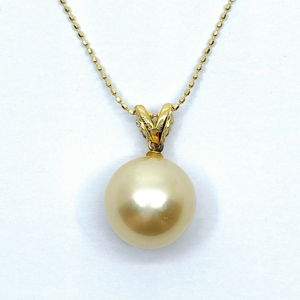 Jewelry Necklace Pearl 18k Yellow Gold