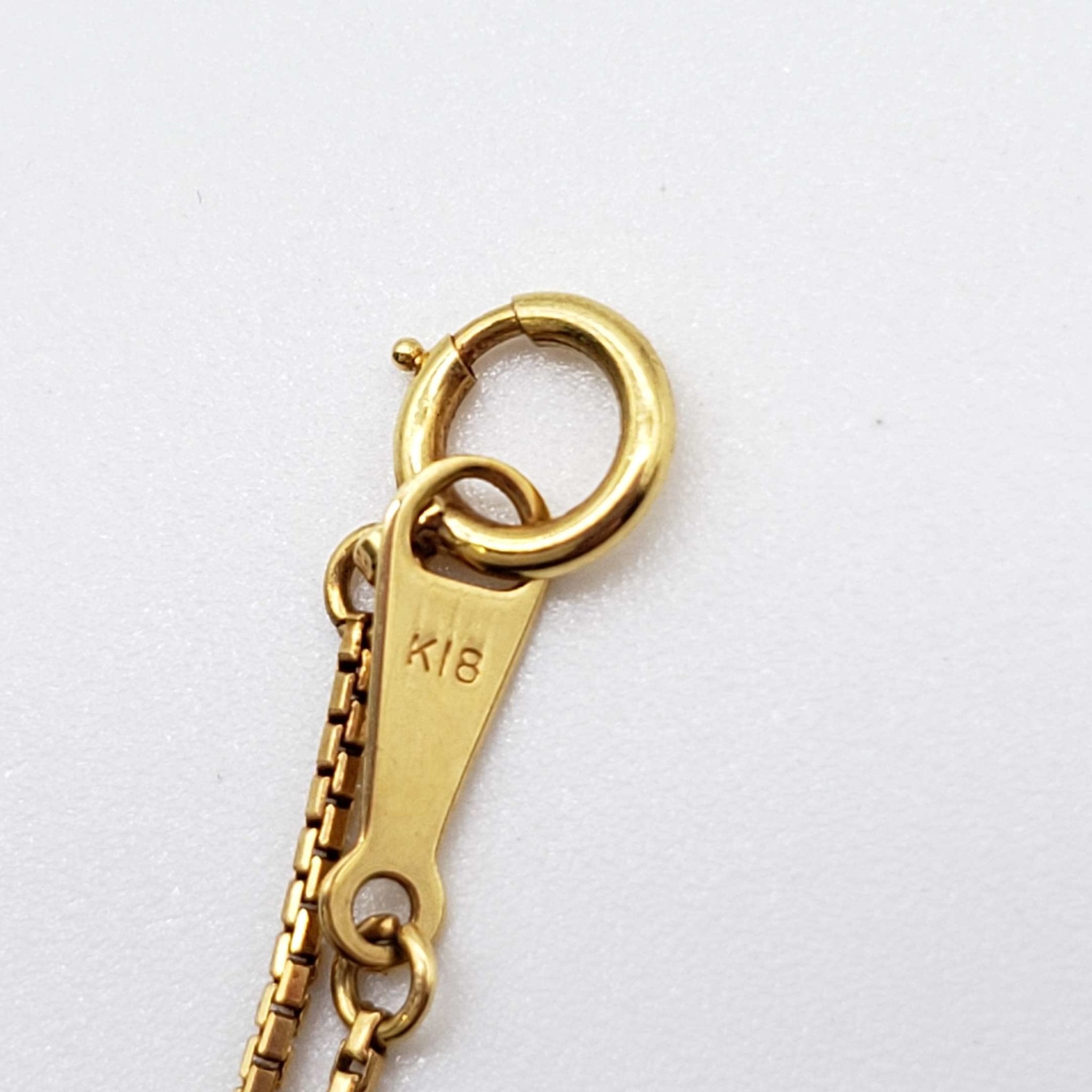 Jewelry Pendant Necklace Diamond 0.5ct Yellow Gold