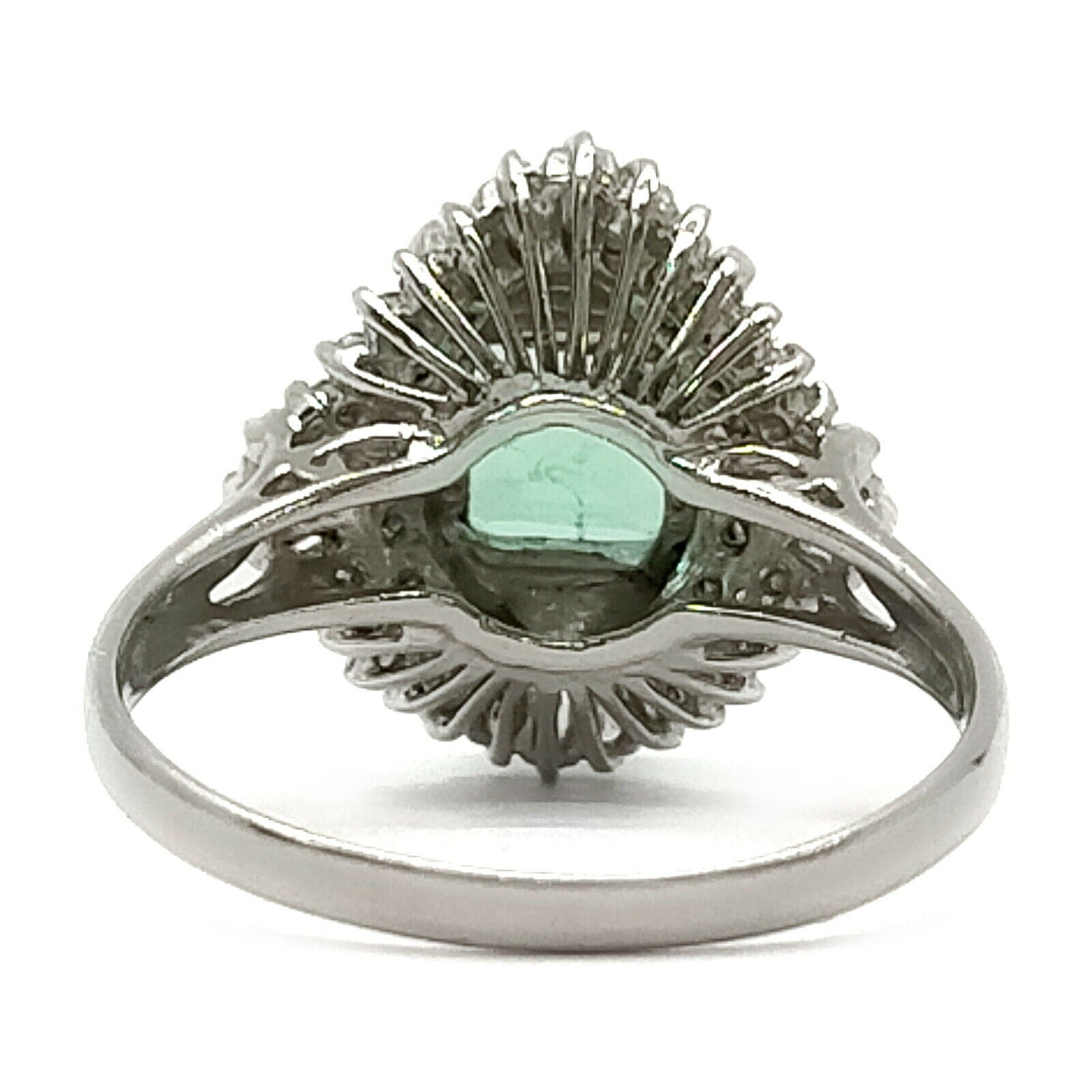Jewelry Ring Emerald 1ct Platinum Swanky