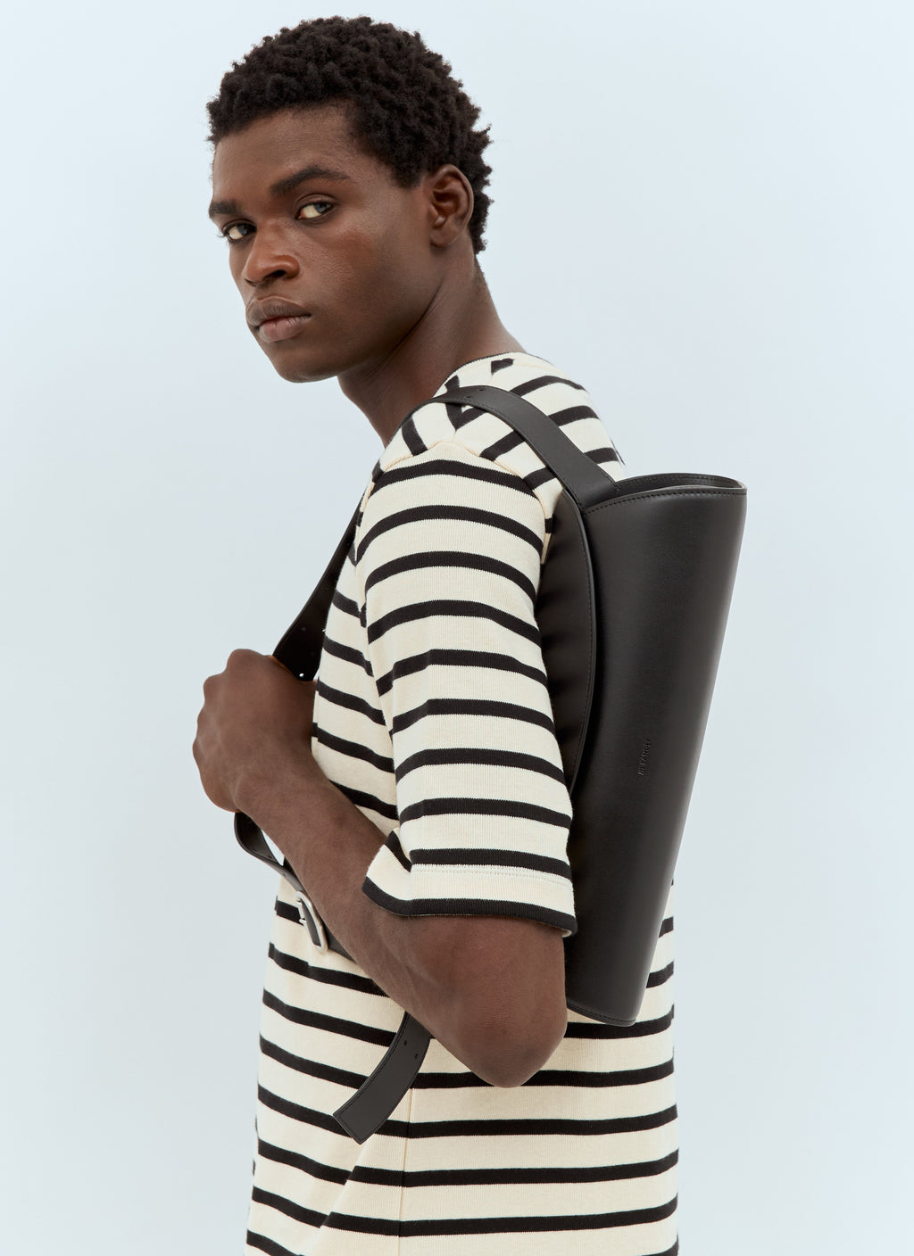 Jil Sander Men Large Cannolo Shoulder Bag