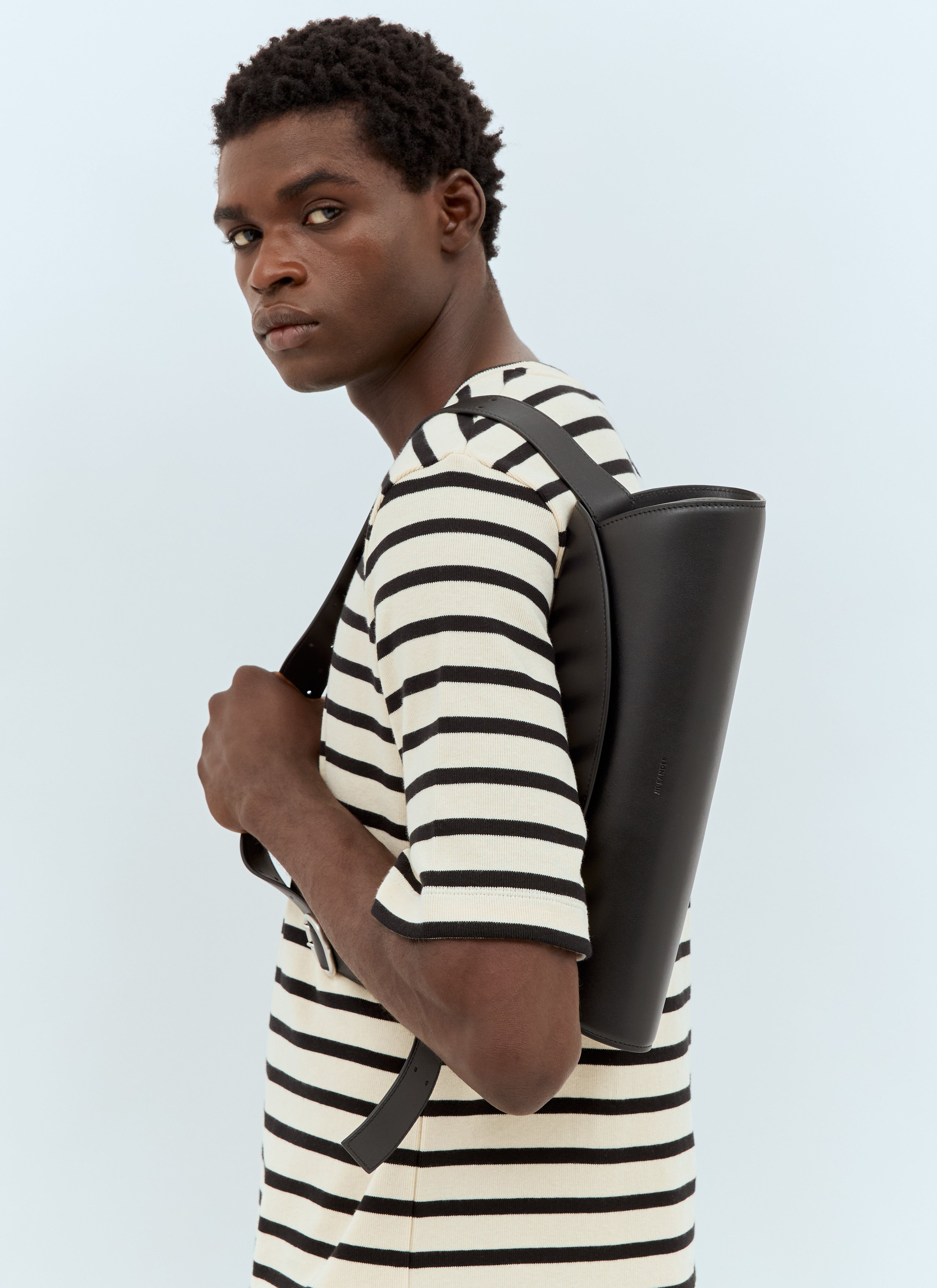 Jil Sander Men Large Cannolo Shoulder Bag