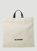 Jil Sander Women Square Logo Tote Bag