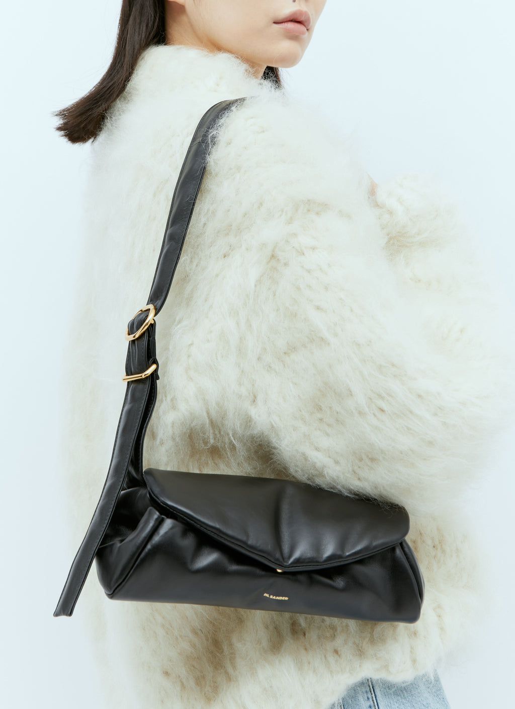 Jil Sander Women Small Cannolo Padded Shoulder Bag