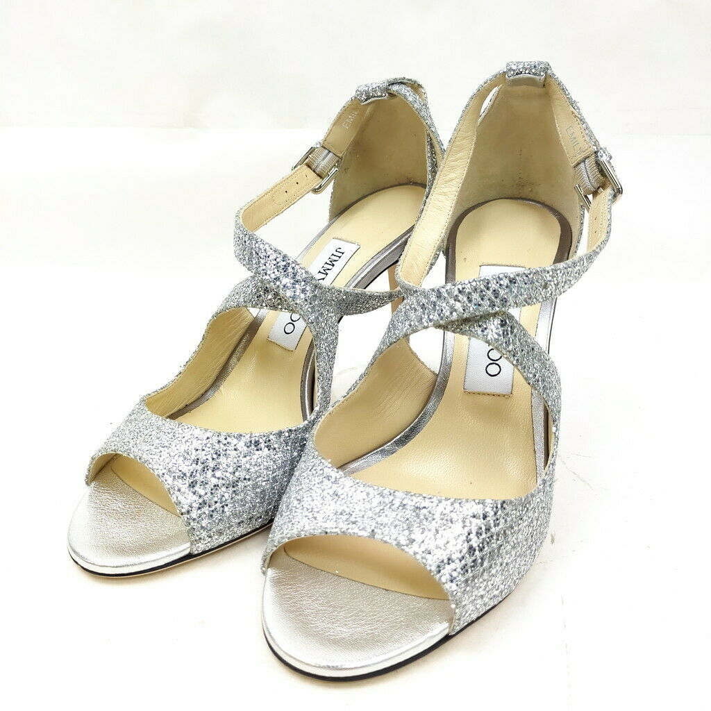 Jimmy Choo Sandals Women Silver Leather