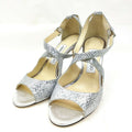 Jimmy Choo Sandals Women Silver Leather