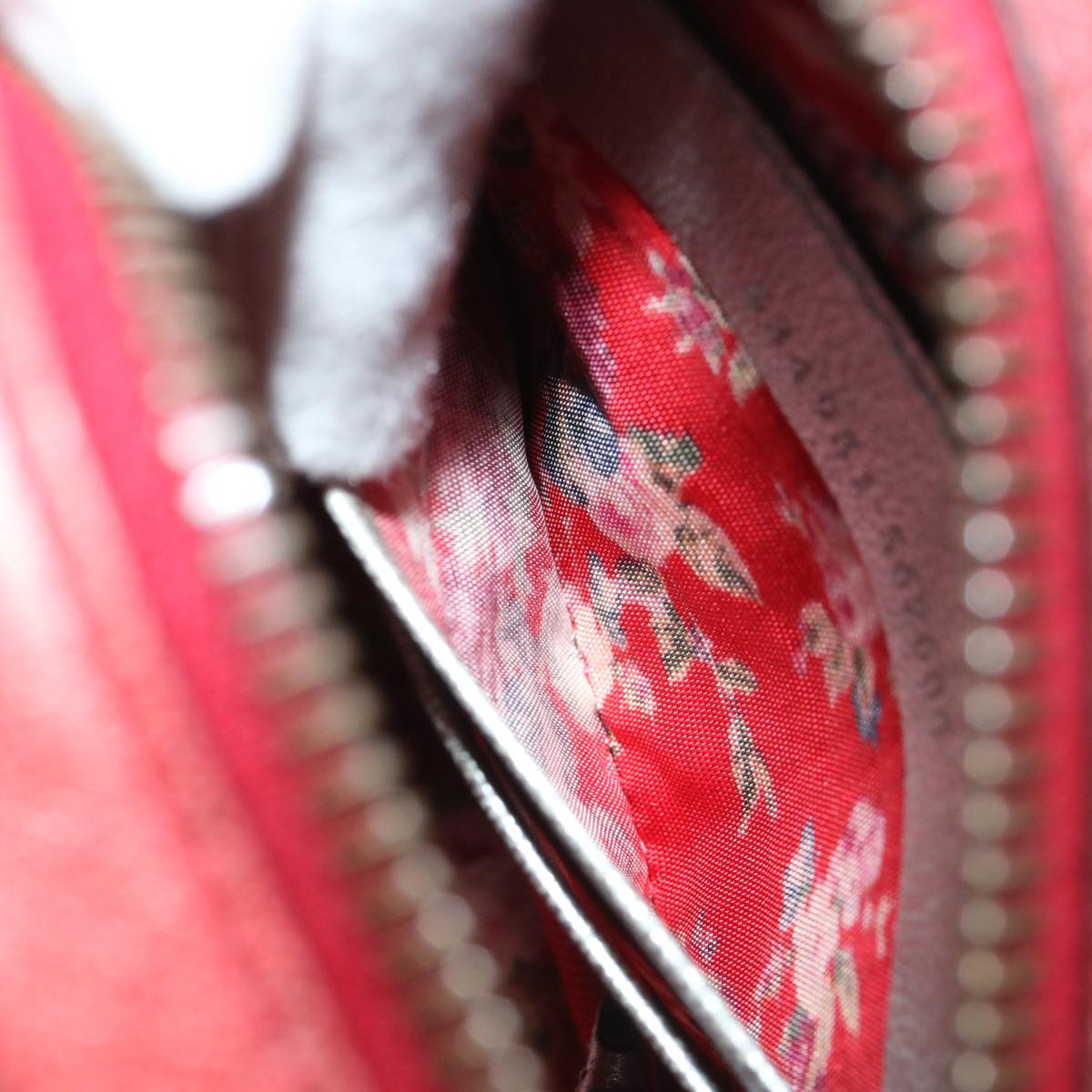 GUCCI Horse Bit Pochette Shoulder Bag Lamb Skin Red Blue 534951 jk3012