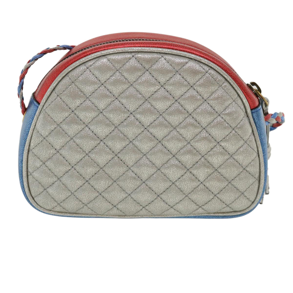 GUCCI Horse Bit Pochette Shoulder Bag Lamb Skin Red Blue 534951 jk3012
