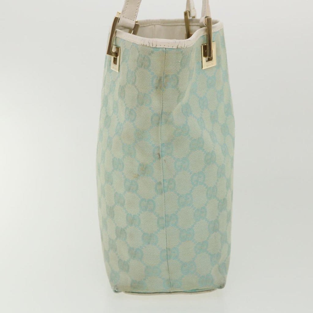 GUCCI GG Canvas Shoulder Bag Light Blue 0021099 001998 34957