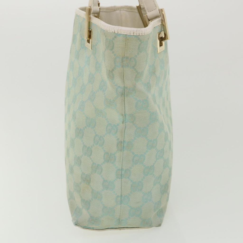 GUCCI GG Canvas Shoulder Bag Light Blue 0021099 001998 34957