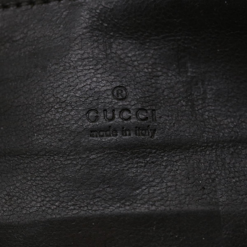 GUCCI Guccissima Pen Case Leather Dark Brown 256579 jk3028