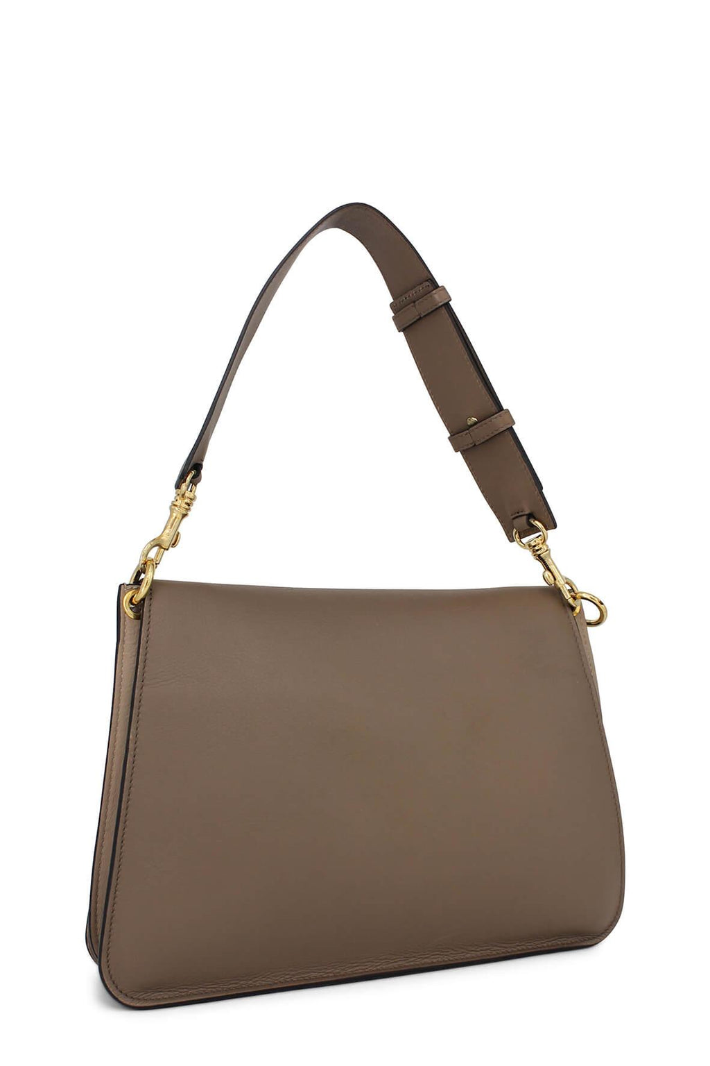 Medium Pierce Bag Brown White