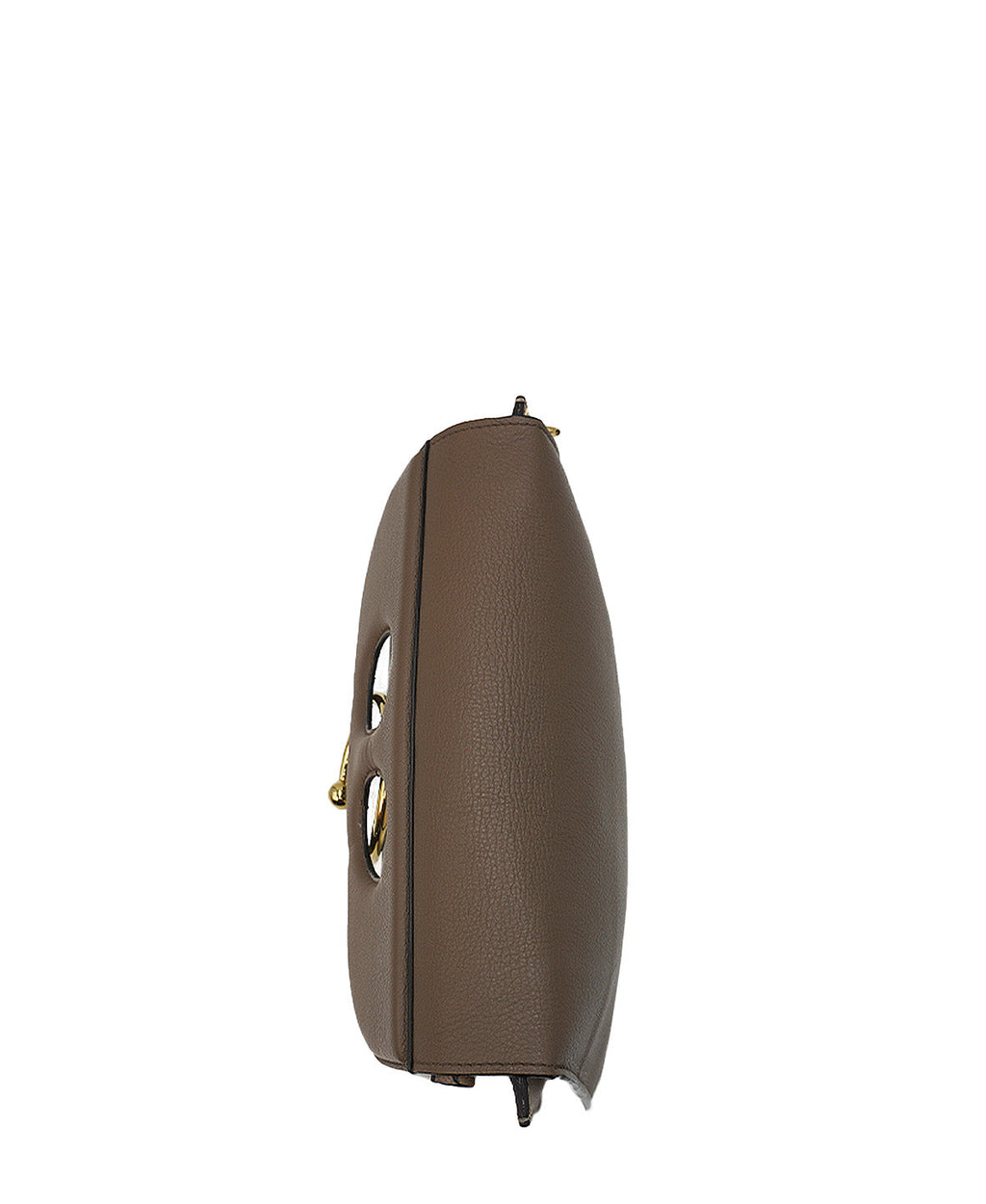Medium Pierce Bag Brown, White