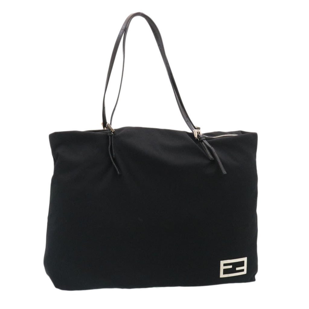 FENDI Tote Bag Nylon Black ki1695