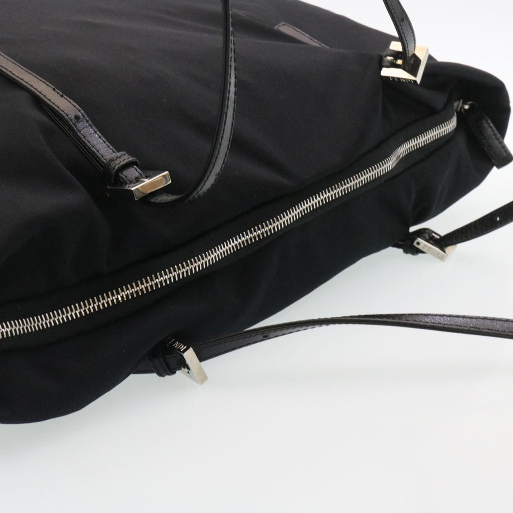 FENDI Tote Bag Nylon Black ki1695