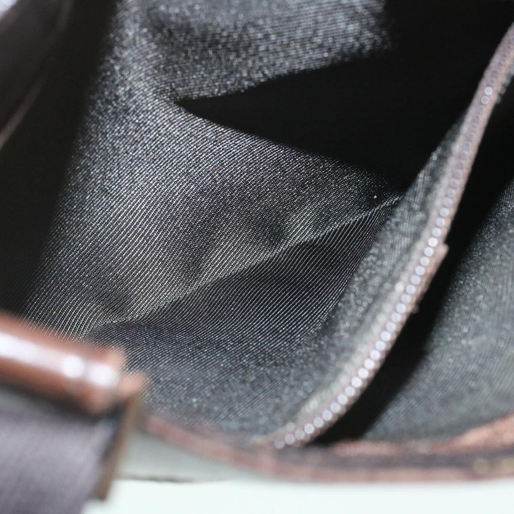 GUCCI GG Canvas Shoulder Bag Brown Beige ki1760