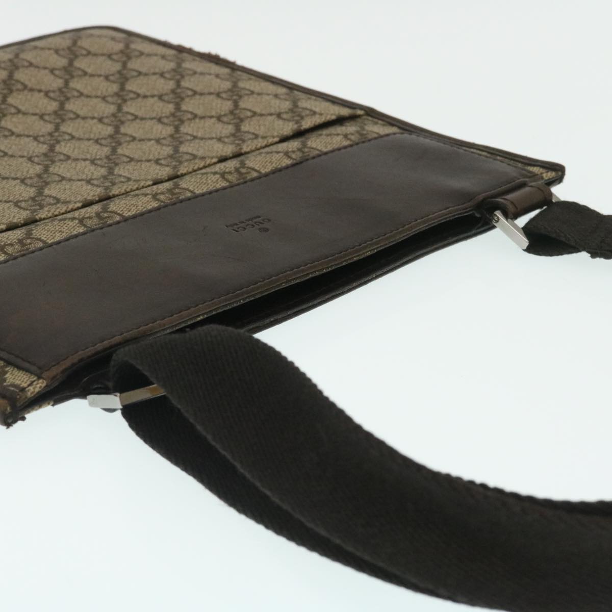 GUCCI GG Canvas Shoulder Bag Brown Beige ki1760