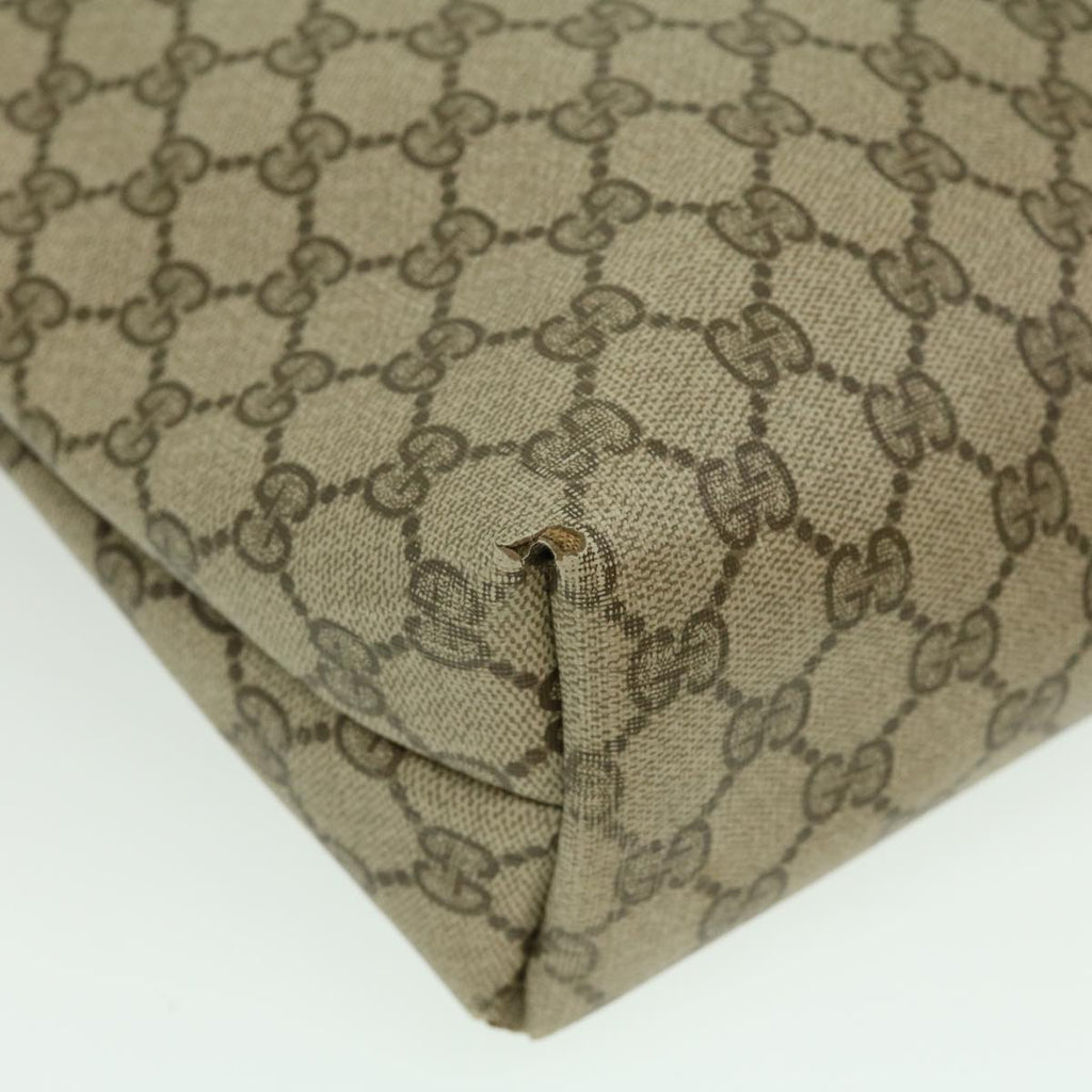 GUCCI Web Sherry Line GG Canvas Tote Bag Red Green Brown ki1846