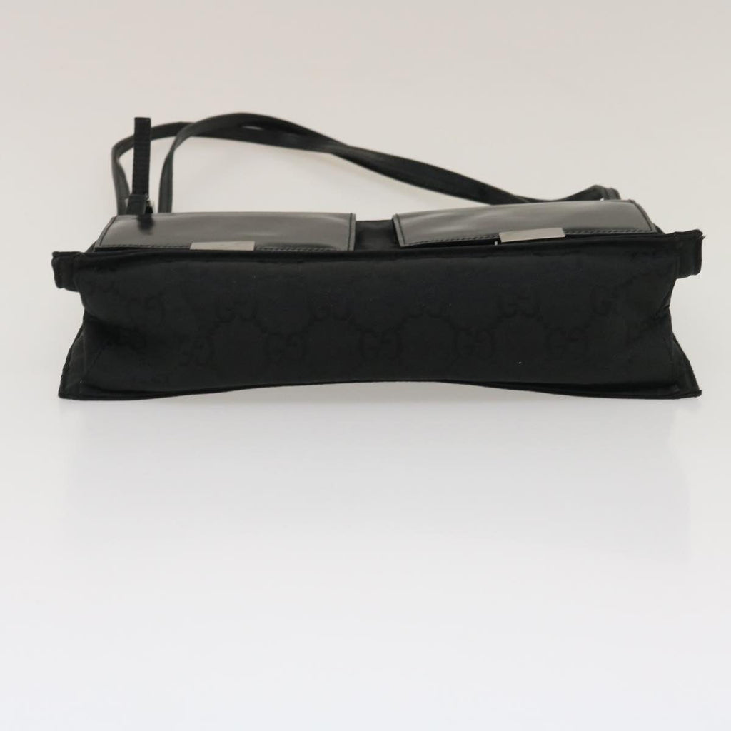 GUCCI GG Canvas Tote Bag Nylon Black ki1925